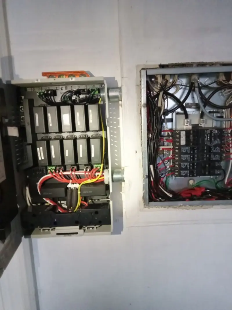 Electrical panel upgrade completed for Indoor Lighting Installation in Romeoville